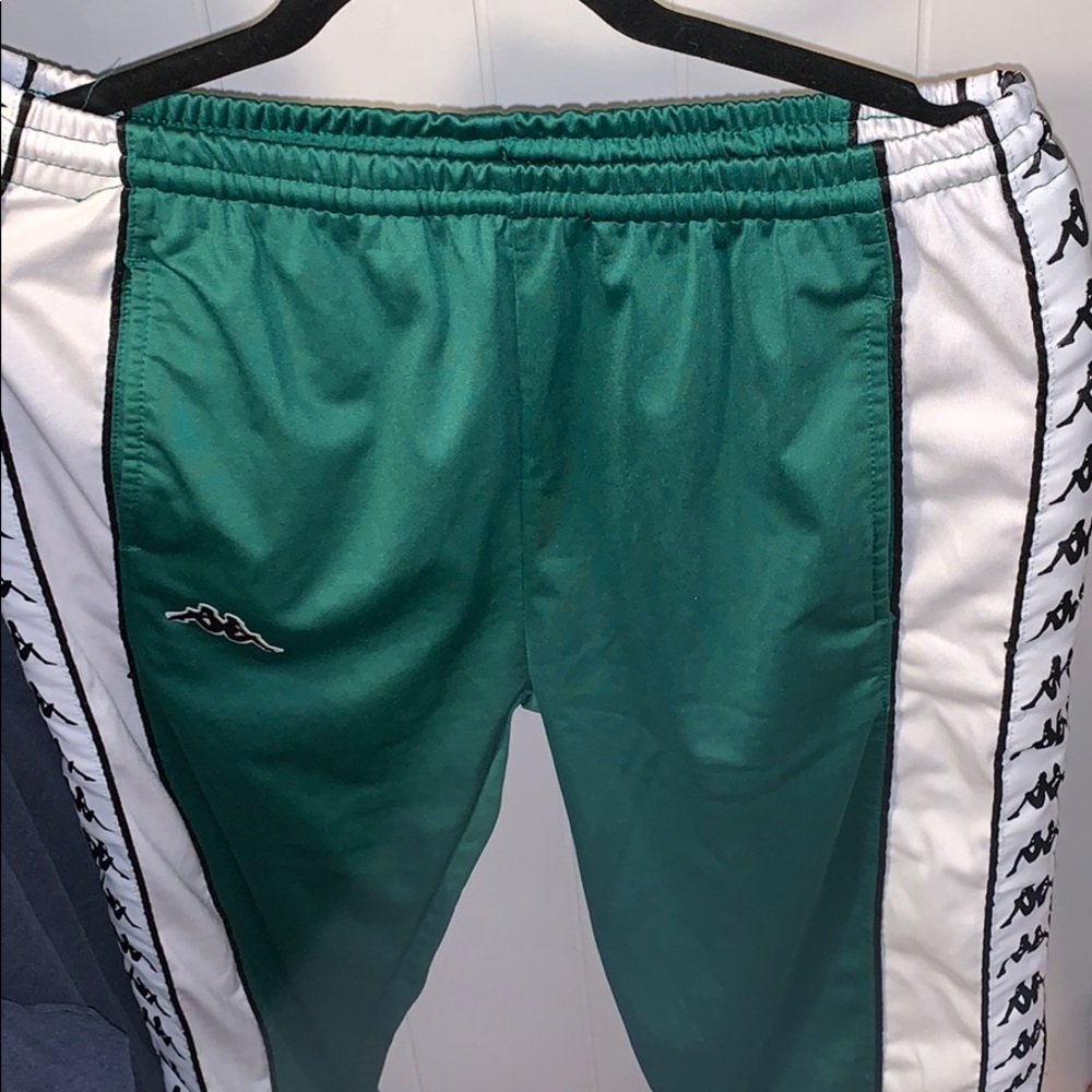 Green Button Kappa pants